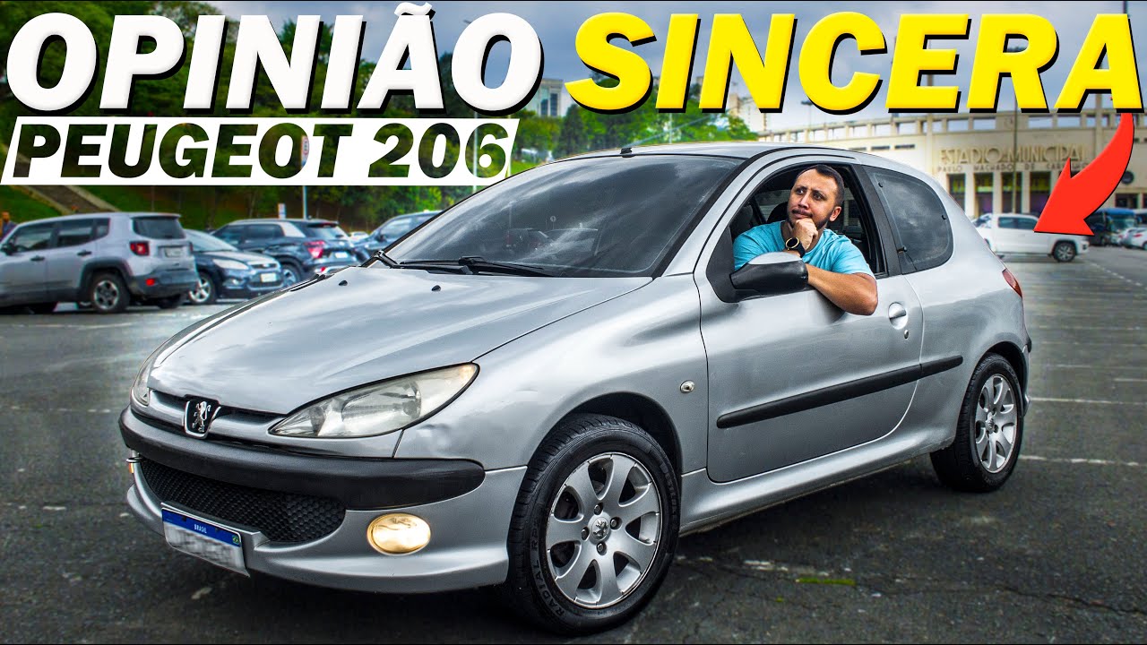 O PEUGEOT 206 É HORRÍVEL ou MENTEM PARA VOCÊ?🤔PEUGEOT 206 LYON #7