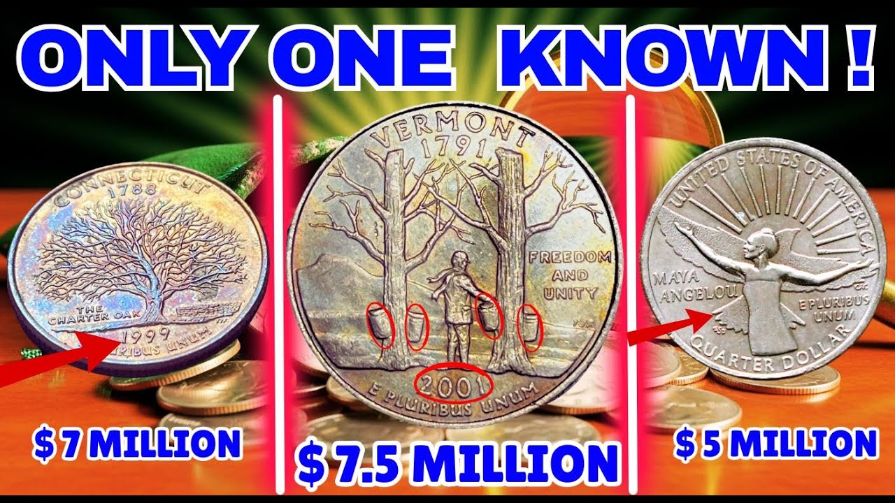 TOP 7 Rare Washington Quarter Dollar Coins Worth BIG MONEY | Quarters to Look For in Your Change!