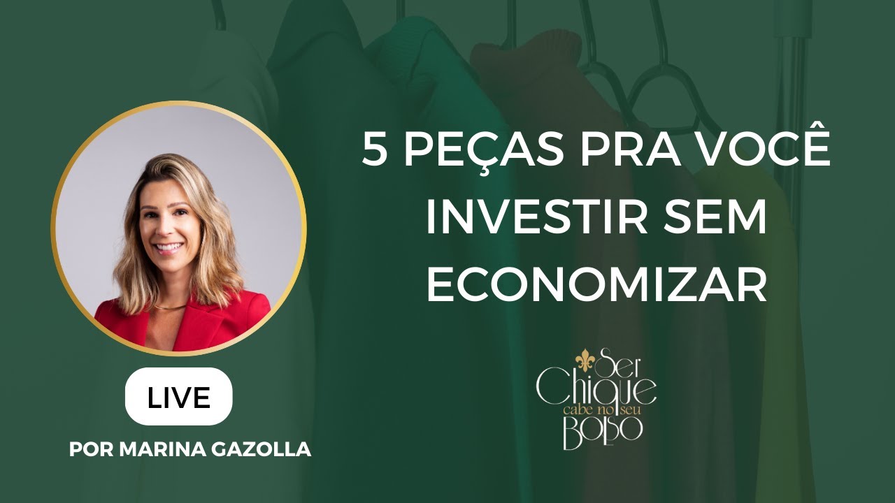 Live: 5 peças pra investir sem poupar dinheiro!! Essas compensam
