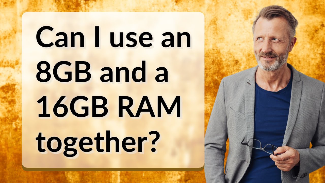 Can I use an 8GB and a 16GB RAM together?