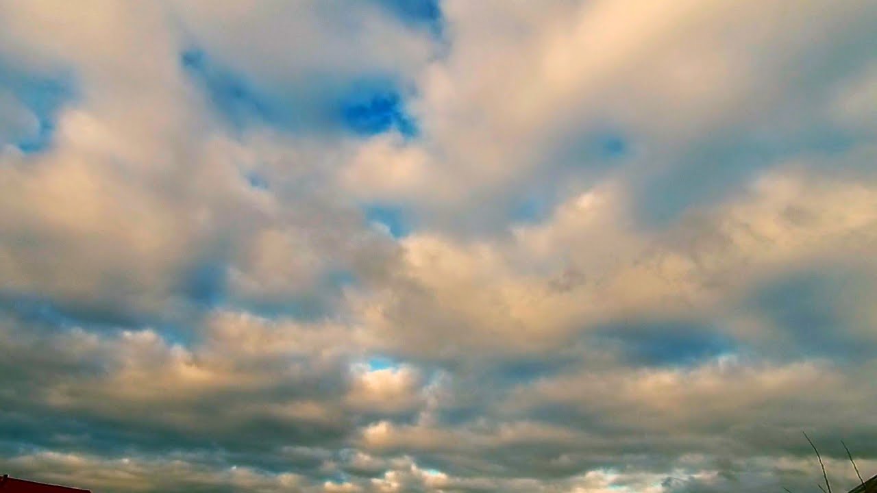 Moving Clouds Timelapse with Music | Relaxing Sky Background 