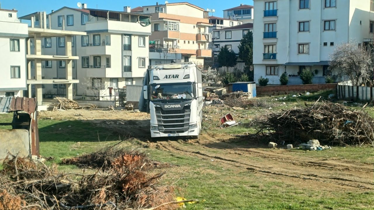 İNŞAATA YÜKÜMÜZÜ TARLADAN BOŞALTTIK MANİTOYLA