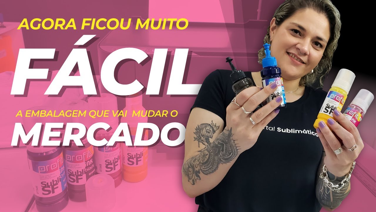 TINTA SUBLIM&Aacute;TICA PROFIT INK - NOVAS EMBALAGENS PARA FACILITAR SEU TRABALHO