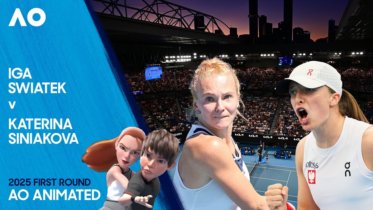 LIVE | Iga Swiatek v Katerina Siniakova | AO Animated | Australian Open 2025