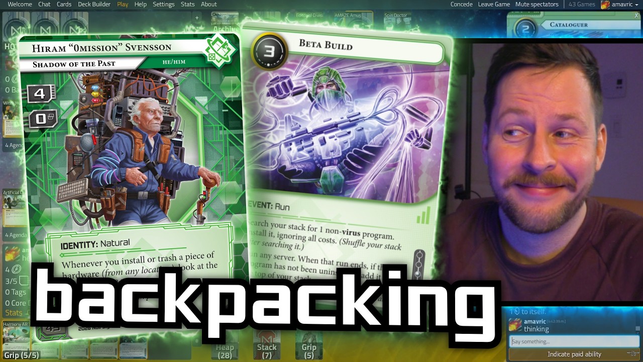 Backpacking - Netrunner // LIVE