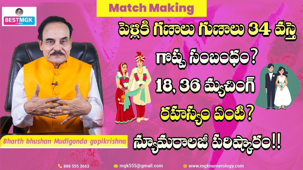 marriage matches With 18,36 Points | match making | numerology