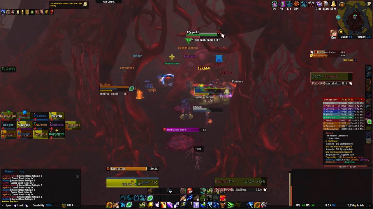 Emerald Nightmare boss #4 Il'gynoth