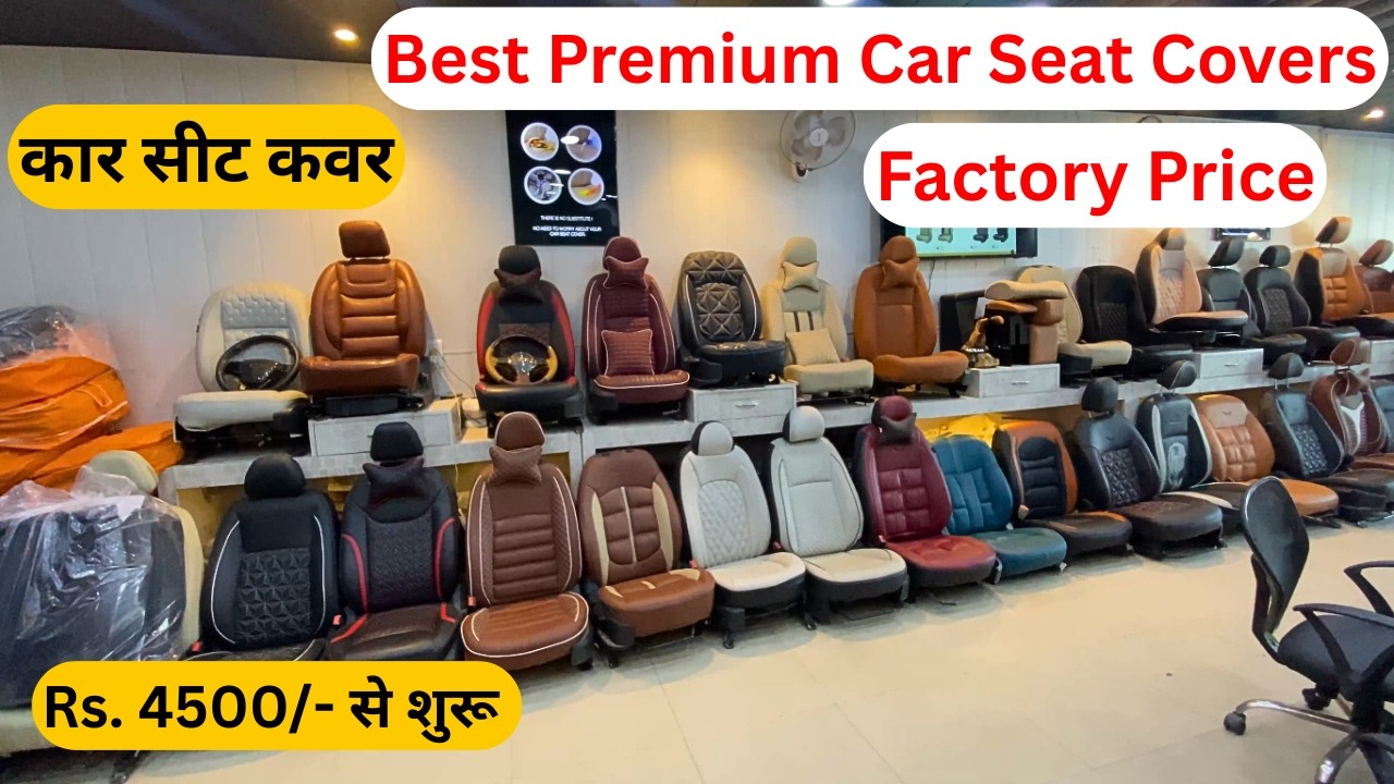 Branded Seat Cover Manufacturer Delhi |Maruti Brezza seat cover Installation|Sterling Car Seat Cover