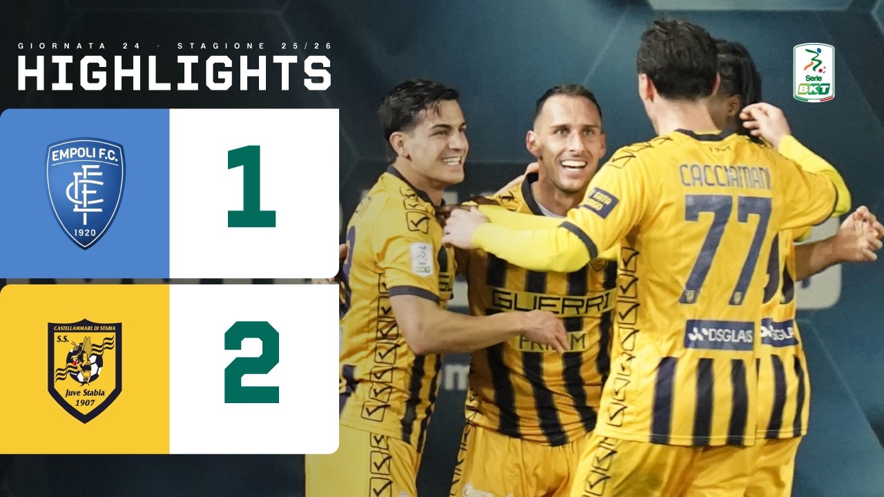 Empoli - Juve Stabia 1-2 | LEONE e CARISSONI ribaltano il match | HIGHLIGHTS Serie BKT