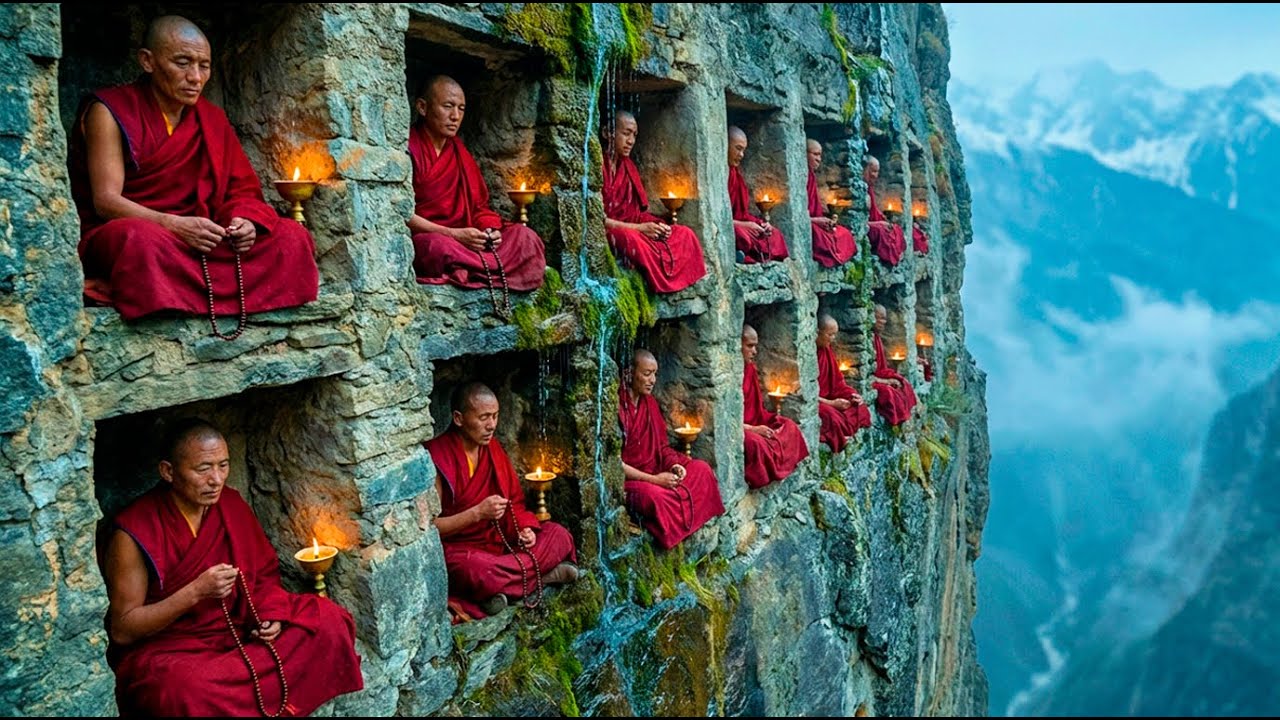 Tibetan Cave Mantras — Monk Chanting to Calm the Mind & Ease Stress