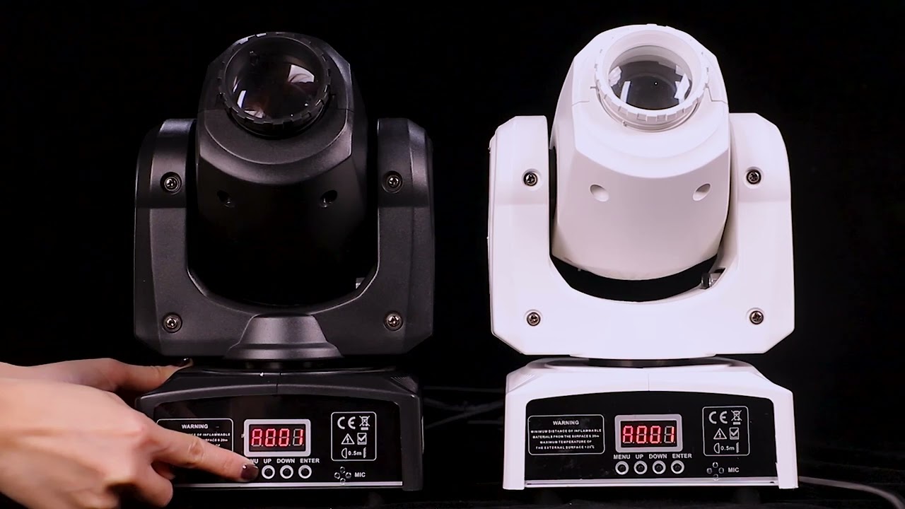 UKING MOVING HEAD LIGHT | ZQ02001/ZQ02002, a great addition to any stage light setup!