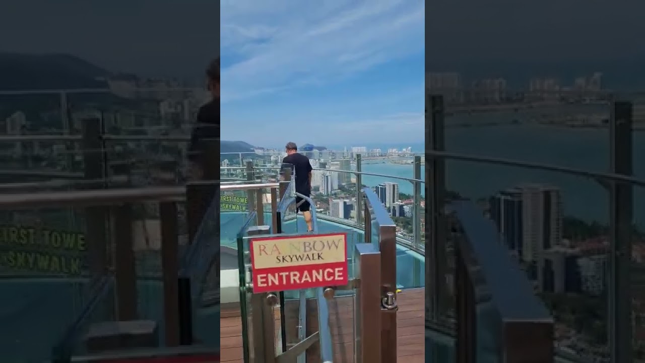 68th floor Rainbow Skywalk at the Top in Georgetown, #malaysia #penang #travel