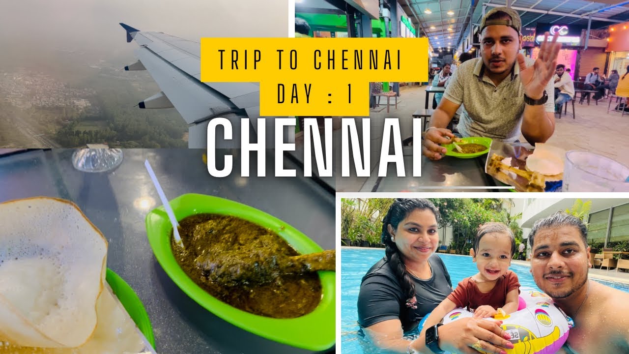 Chennai City | Chandigarh to Chennai | Family Tour Vlog | Indigo | Hotel Park Plaza | Street Food