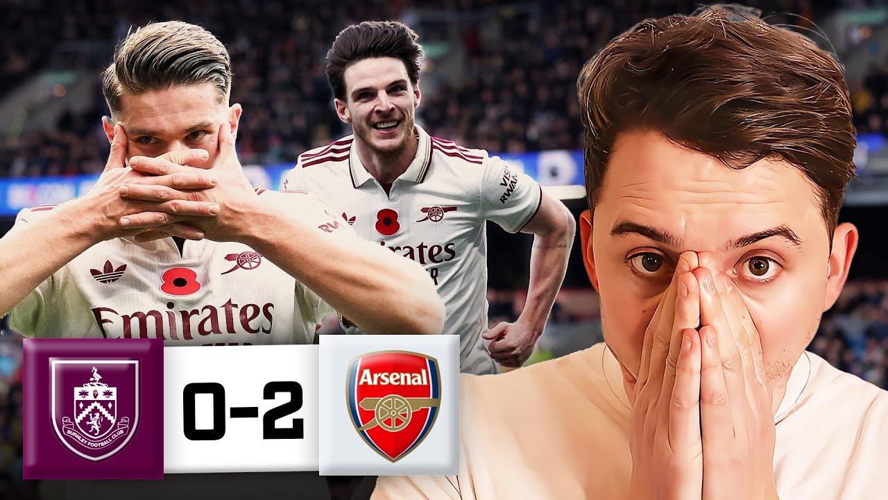 ARSENAL WILL BE CHAMPIONS!! Gyokeres & Declan Rice MONSTERS Arsenal 2-0 Burnley