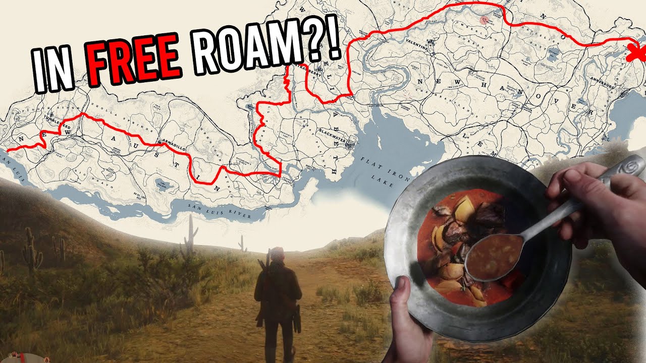 Can The Bowl of Stew Reach the Other Side of the Map in Free Roam Red Dead Redemption II?