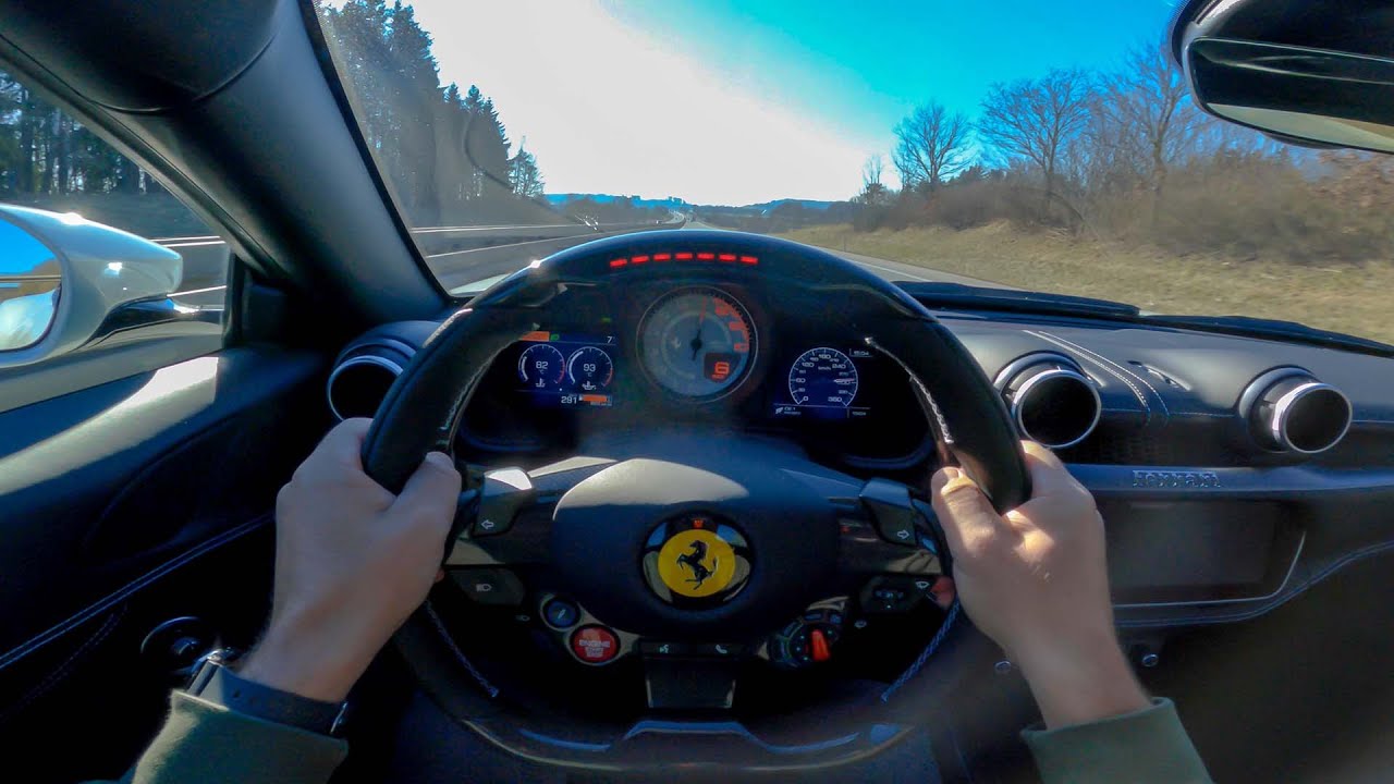 POV: Autobahn run with a 2022 Ferrari PortofinoM