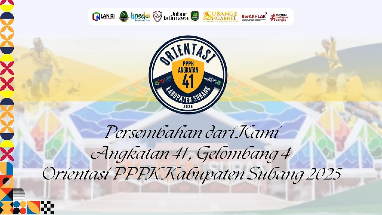 Orientasi PPPK Kabupaten Subang, Provinsi Jawa Barat