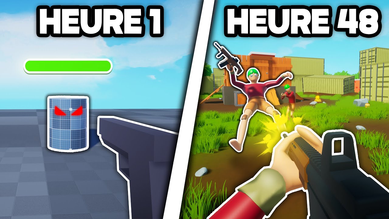 Je Crée un JEU VIDÉO en 48 HEURES ! (le jeu est trop bien 🤩)