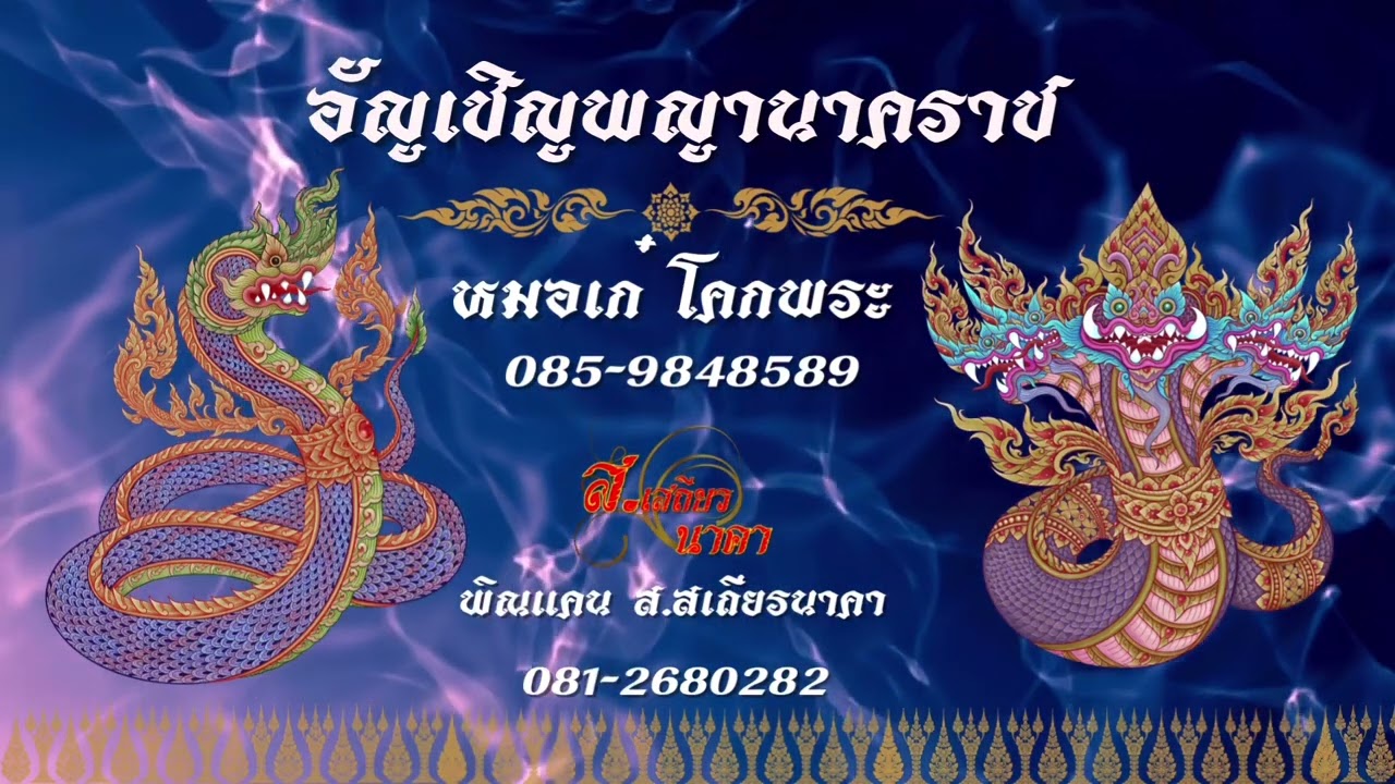 เชิญพญานาคราช หมอเก๋ โคกพระ #บวงสรวง #พญานาค พิณแคน ส.เสถียรนาคา