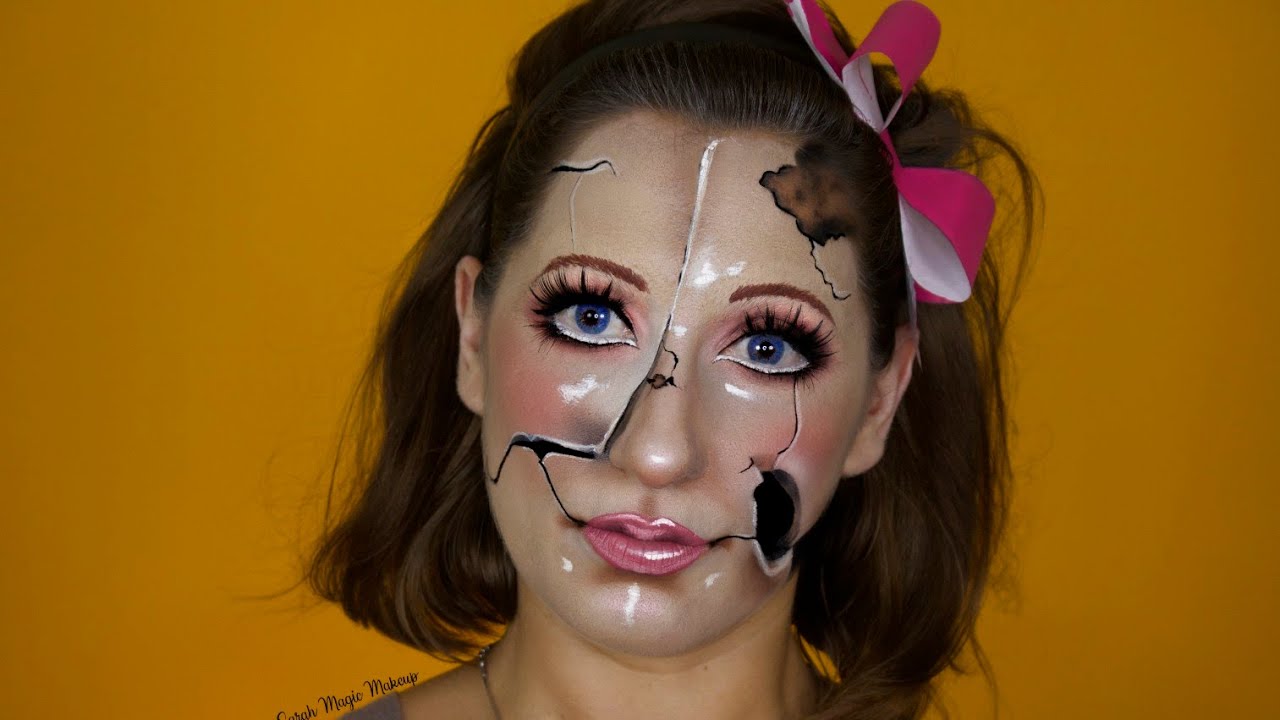 Cracked Doll Makeup Tutorial (Day 3 of 31 Days of Halloween)