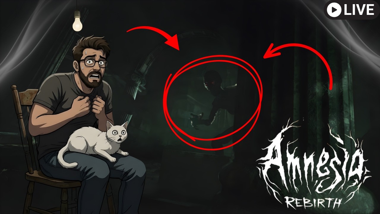 Comeback with a horror Game | Amnesia:Rebirth | #Facecam  | #Lucinosplays | Vacation Ended