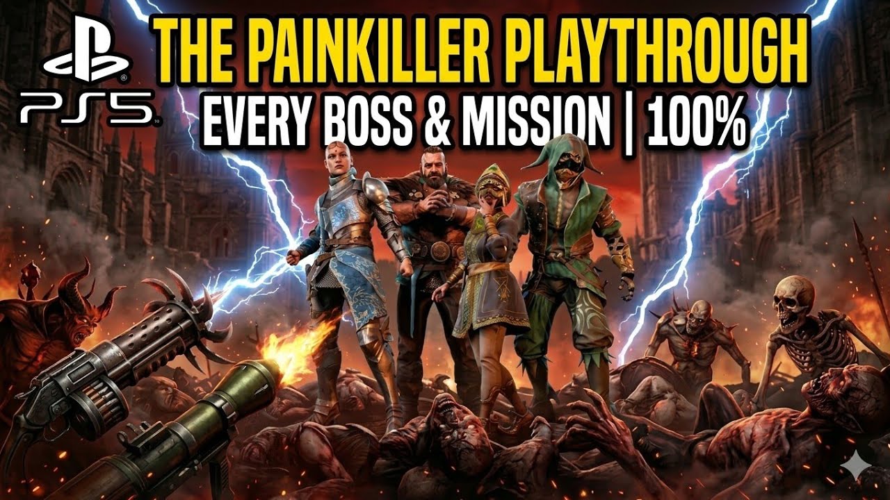 PAINKILLER (2025) Full Game Walkthrough - PS5 4K 60FPS