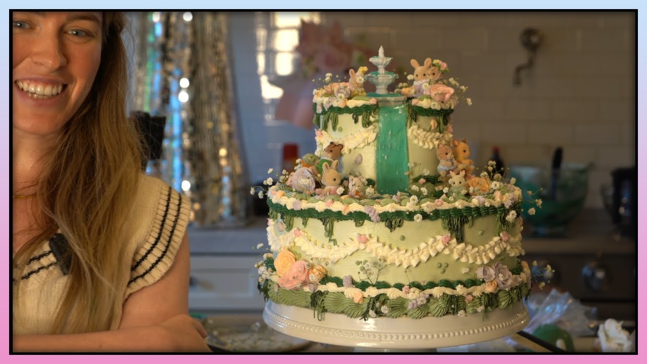 Finishing Vanillamacee Her Birthday Cake
