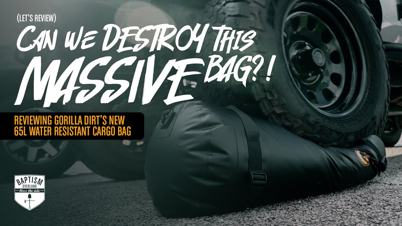 Gorilla Dirt's MASSIVE 65L Water-Resistant Duffel (And Why YOU'LL Want it)