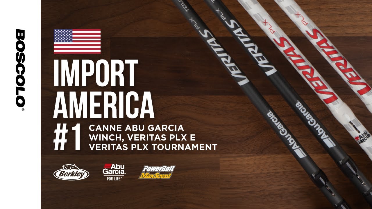 IMPORT AMERICA #1 - Canne Abu Garcia Veritas Plx Tournament, Veritas Plx e Winch