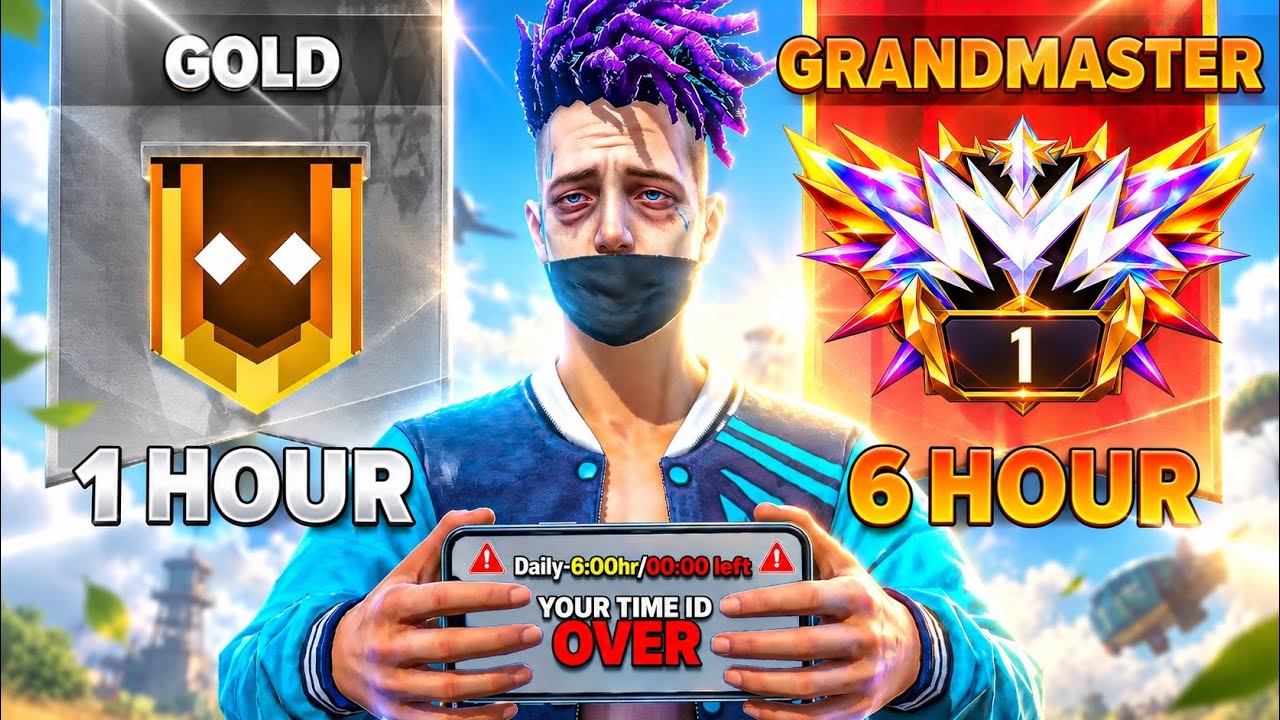 Pushing Grandmaster in Only 6 Hours Limit in BR Rank 
