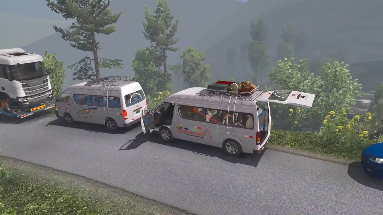 Euro Truck Simulator 2 1.39 Toyota hiace SLW 2012 peru-mod by alcides espino