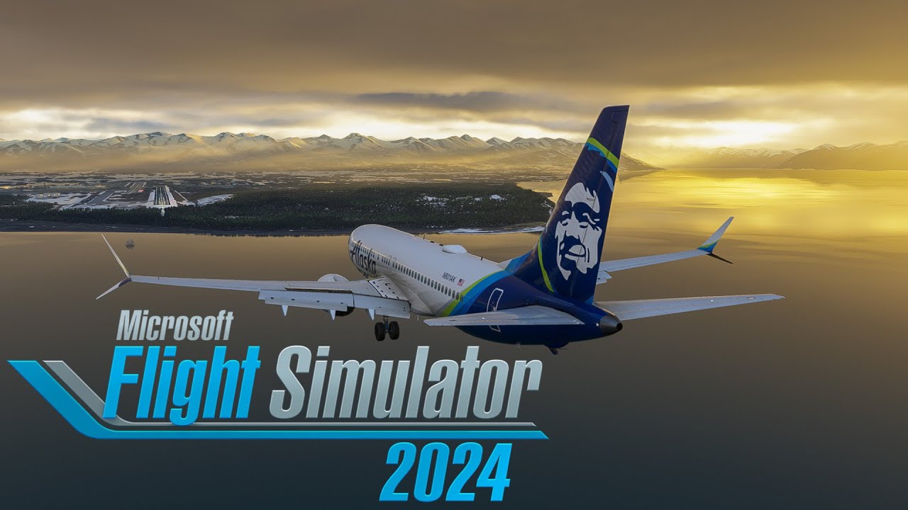 FS2024 | Beautiful Anchorage Landing | 737MAX8 | Alaska Airlines
