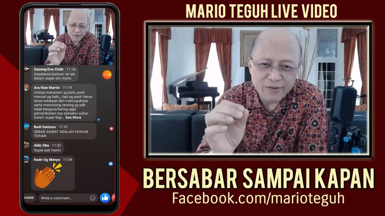 Bersabar Sampai Kapan  - Mario Teguh Live Video (MTLV)