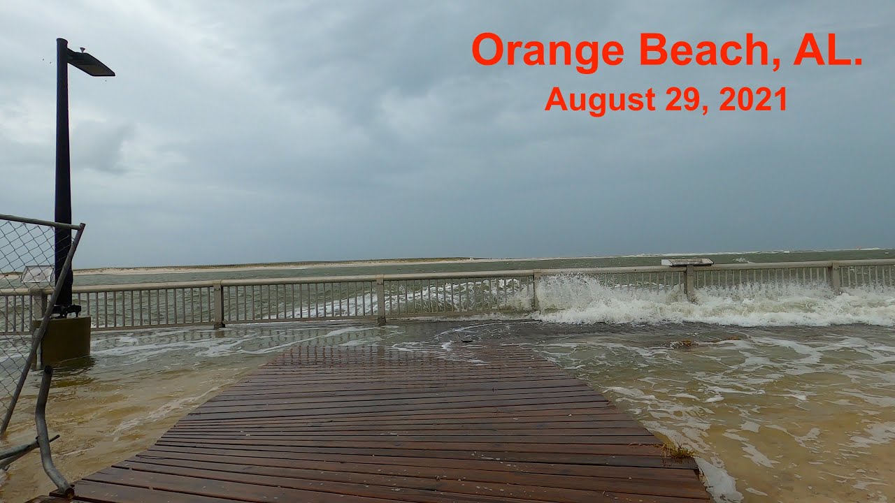 Hurricane Ida Update in Orange Beach, Alabama | Sunday August 29, 2021