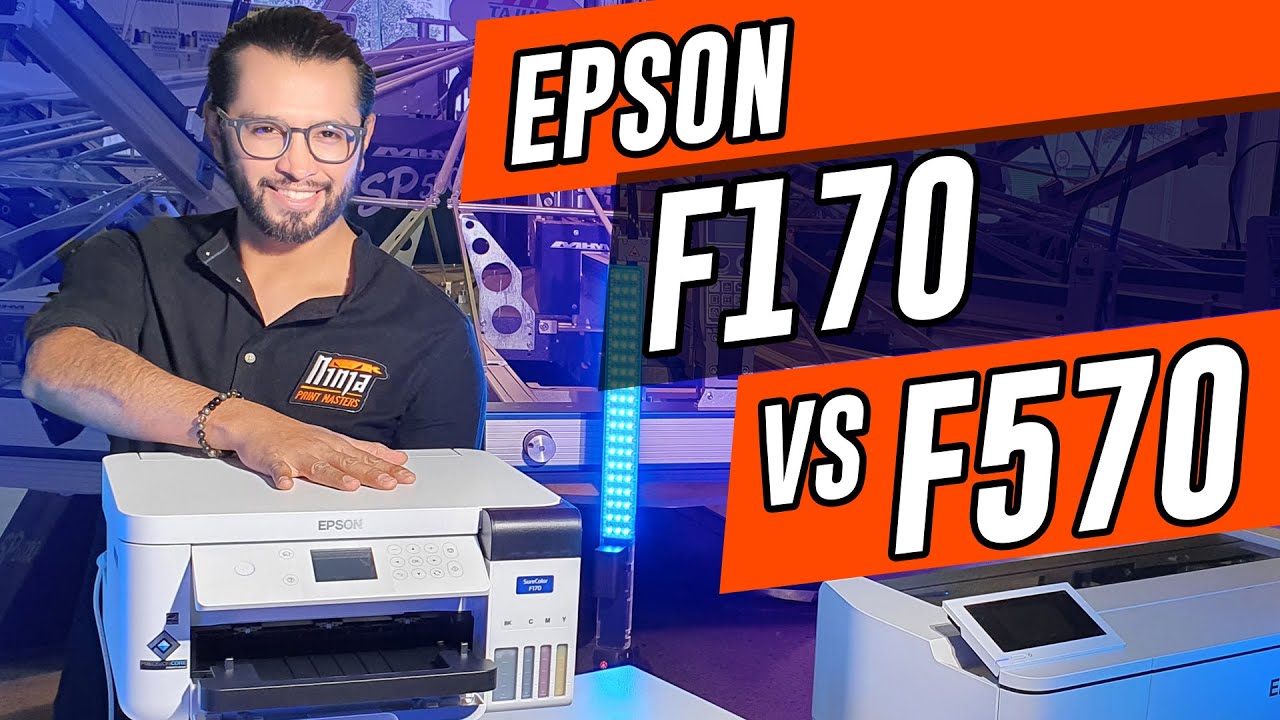 Impresora Epson F170 vs F570 ¿Cuál comprar para tu negocio de sublimación? 💪