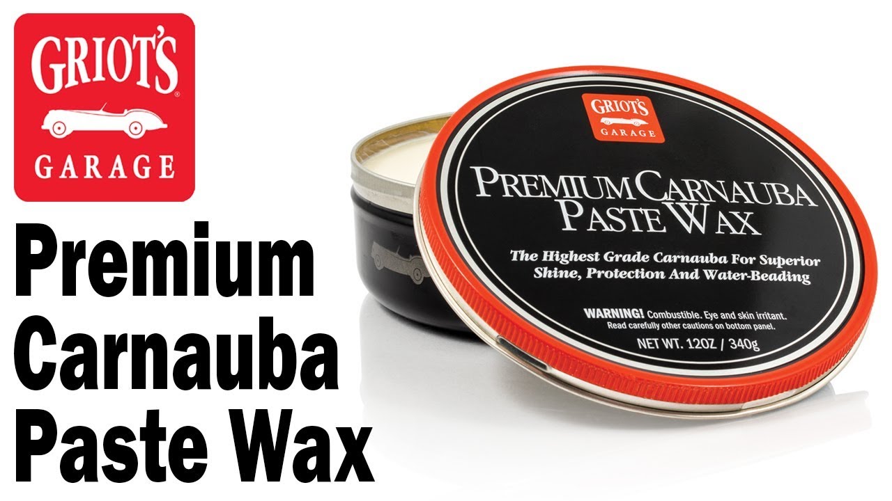 Griot's Garage - Premium Carnauba Paste Wax & how to wax by hand