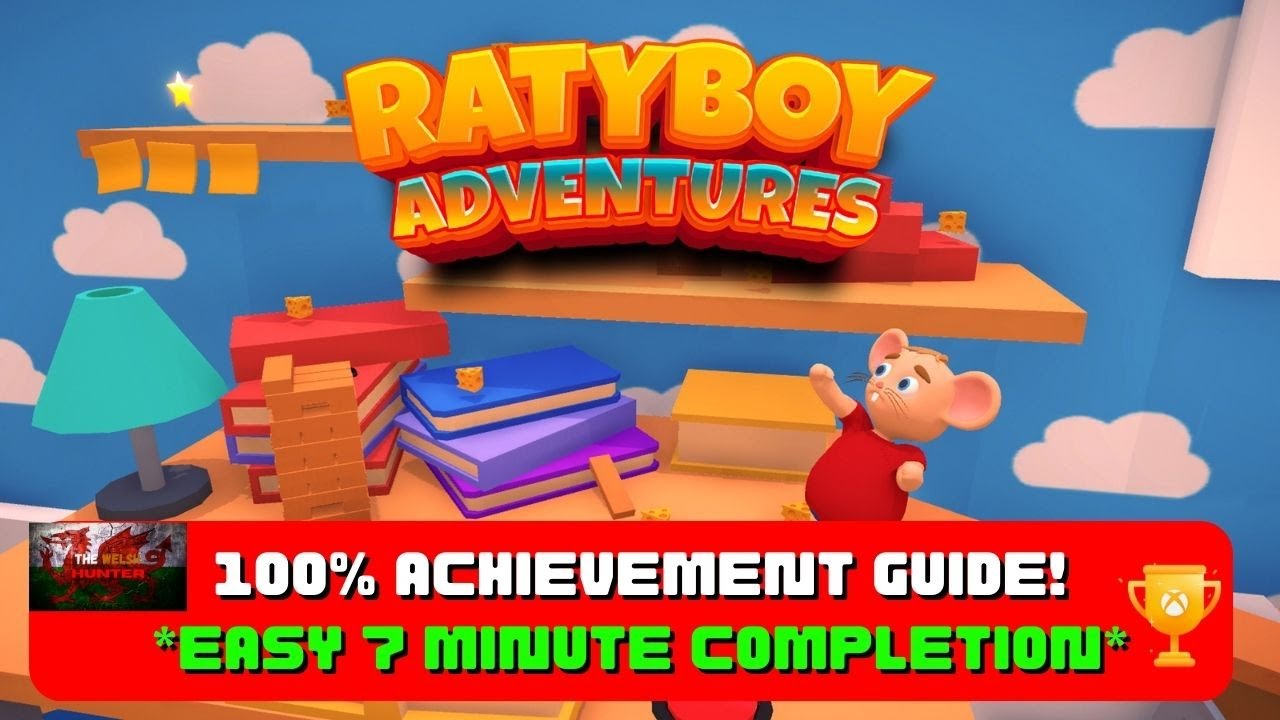 Ratyboy Adventures - 100% Achievement Guide! *EASY 7 Minute Completion*