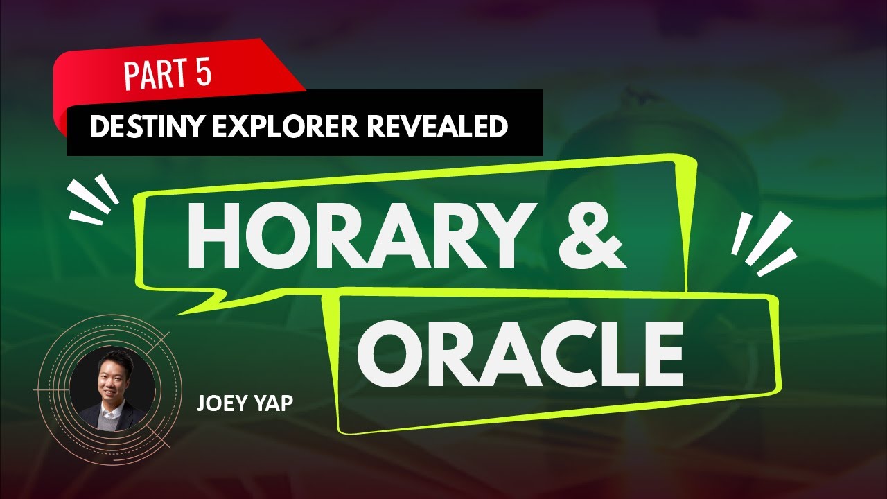 How To Use The Destiny Explorer (BaZi Calculator) Part 5 [Horary and Oracle]