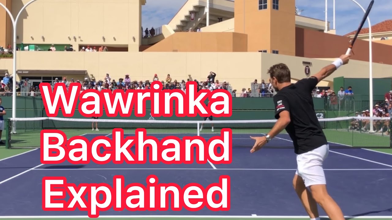 Hit Your One Handed Backhand Like Stan Wawrinka (Tennis Technique Explained)