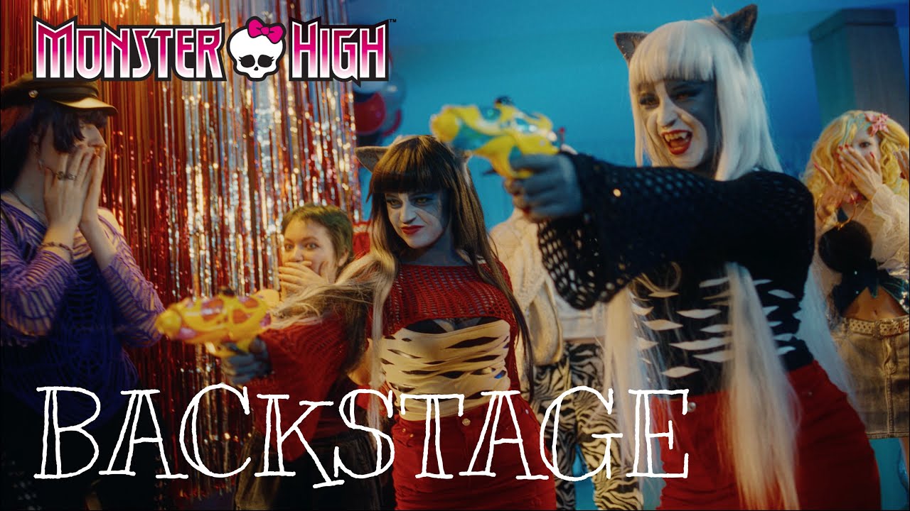 Backstage of MONSTER HIGH MUSIC VIDEO “CURIOSITY KILLED THE CATS”