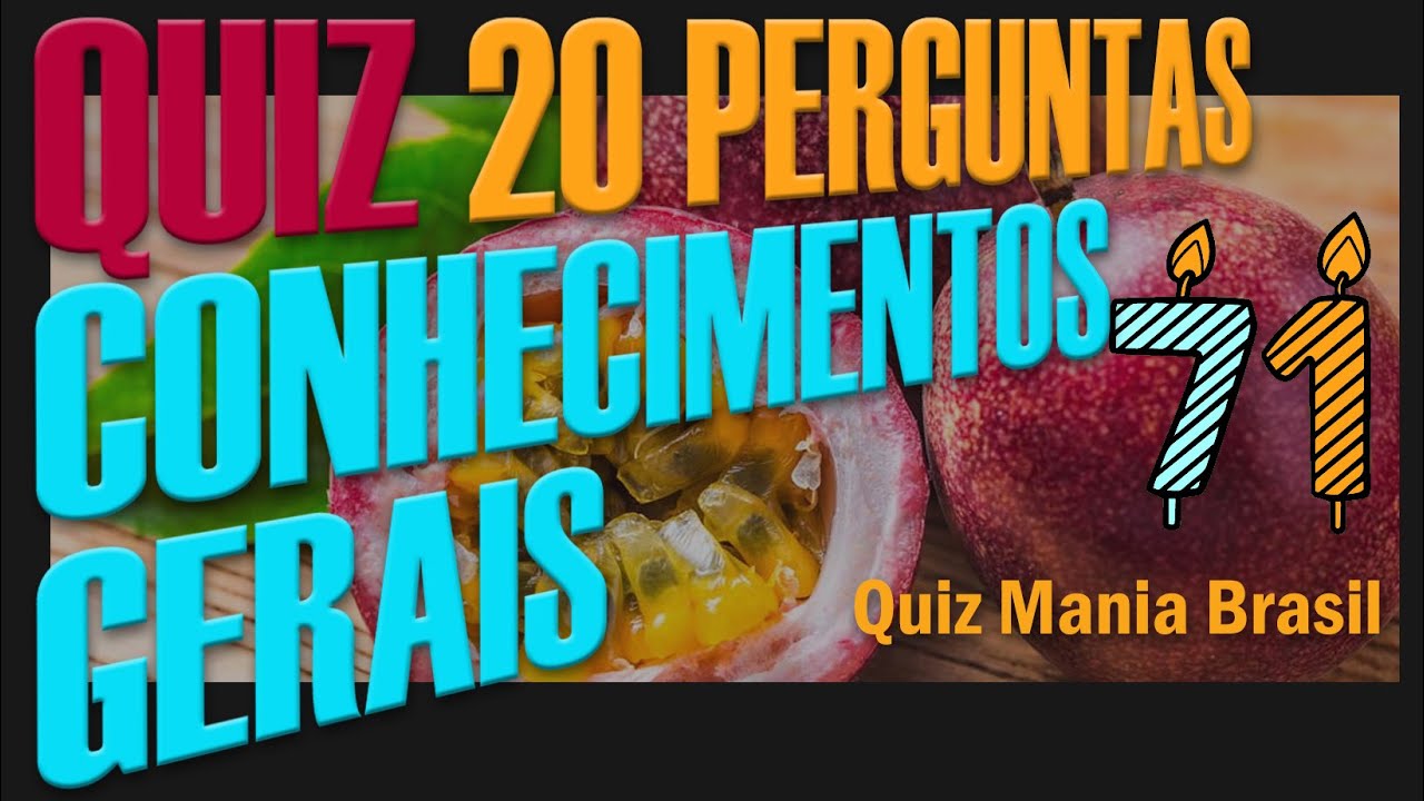 🟢 Quiz Conhecimentos Gerais e Atualidades nº 71 | Curiosidades para Aprender | Quiz Mania Brasil