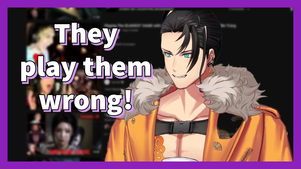 Shinri´s absolute BASED take on Streamers and Horror Games! 【Holostars EN | Josuiji Shinri】