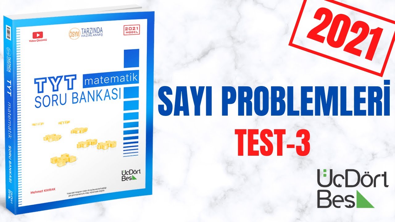 345 TYT 2021 MATEMATİK SAYI PROBLEMLERİ TEST-3 ÇÖZÜMLERİ