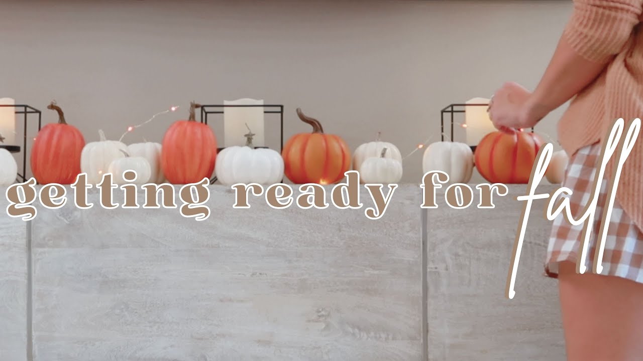 getting ready for fall 🍂 cleaning, decorating, new hair