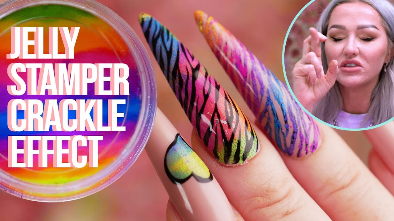 🌈💅🏼Jelly Stamper Crackle Effect Nails Take Two!🌈💅🏼 (Epic Fail?) 😓😓