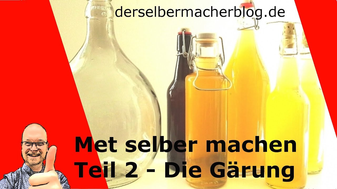 Met / Honigwein selber machen - Folge 2 (Gärung)