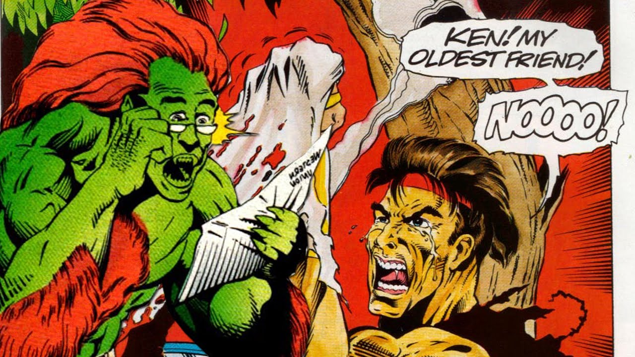 The most Insanely Bad Street Fighter Comic Book ever made