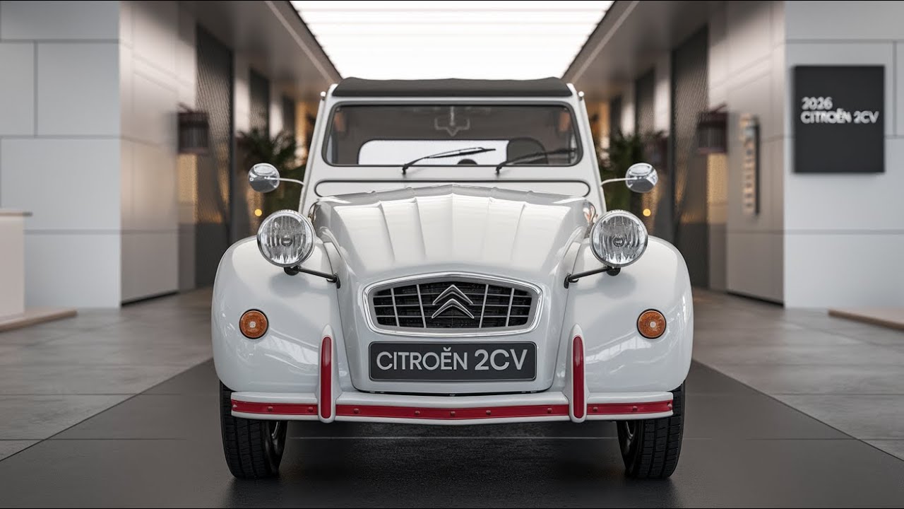 La Citroën 2CV 2026  l’icône française devient moderne et abordable