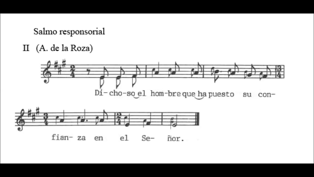 Salmo VI del Tiempo Ordinario Ciclo C