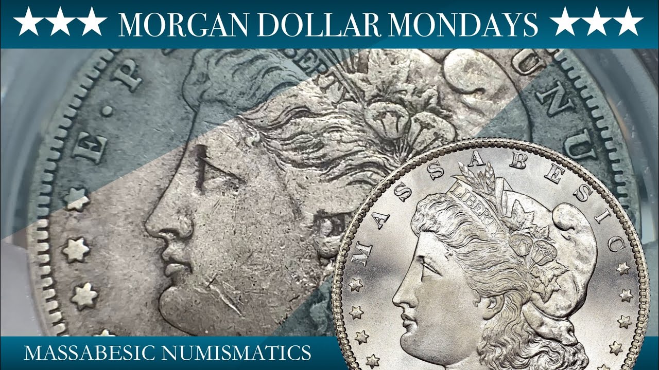 Монеты MORGAN 1892-S и 1892-CC — сравнение оценок — MORGAN DOLLAR MONDAYS с MASSABESIC NUMISMATICS